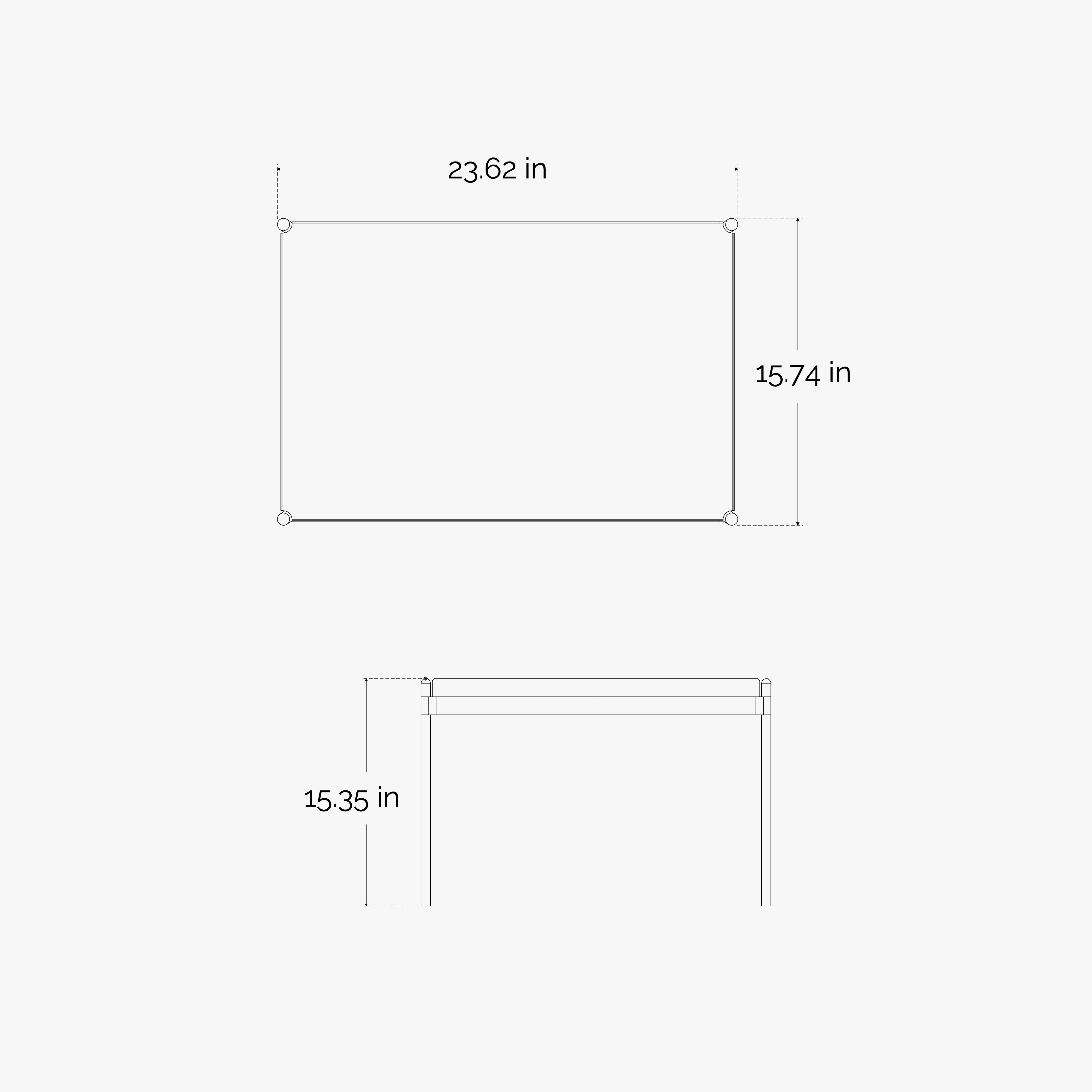 AIO Tray Table - Medium - Magenta