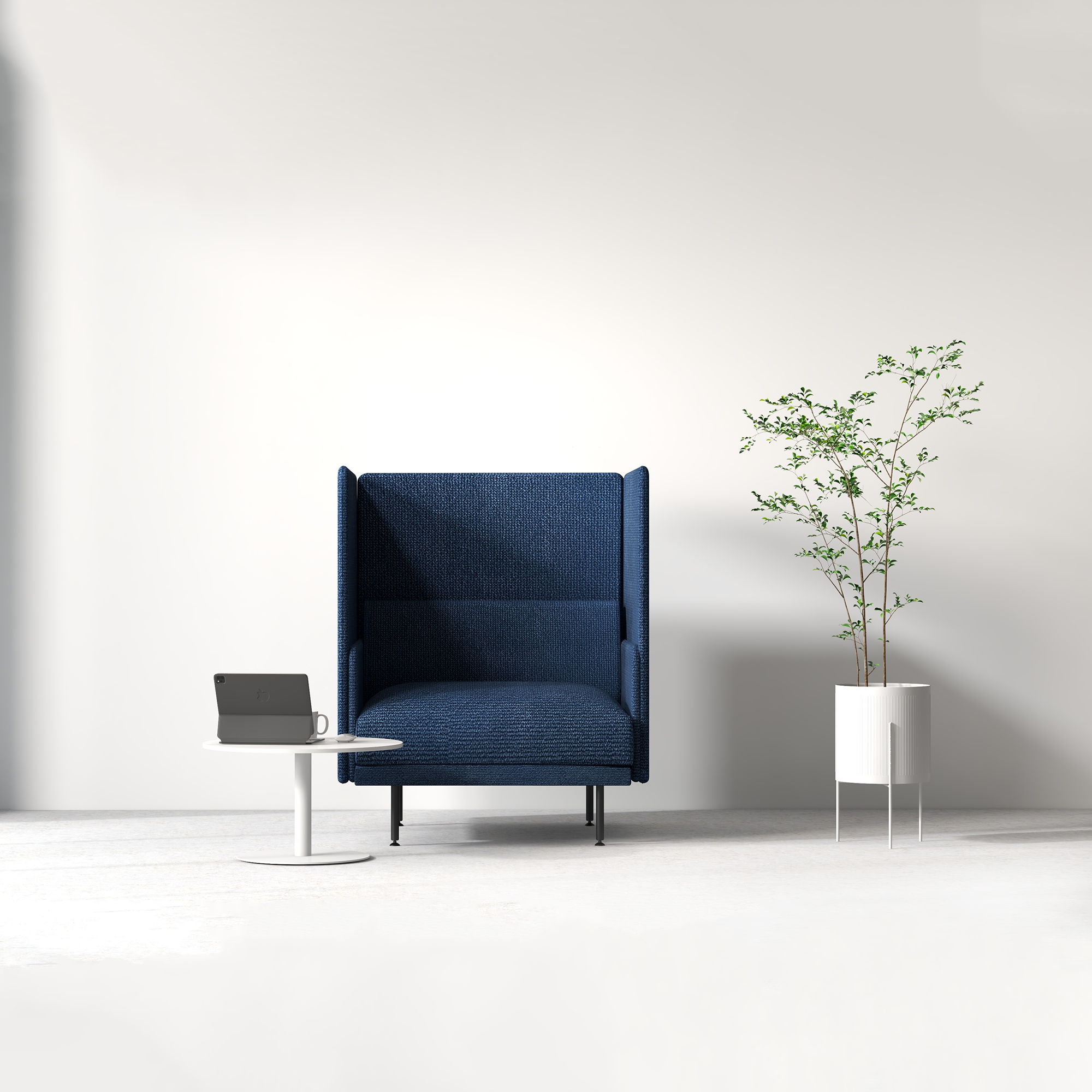 Arc High-Back Sofa (Single Seater)