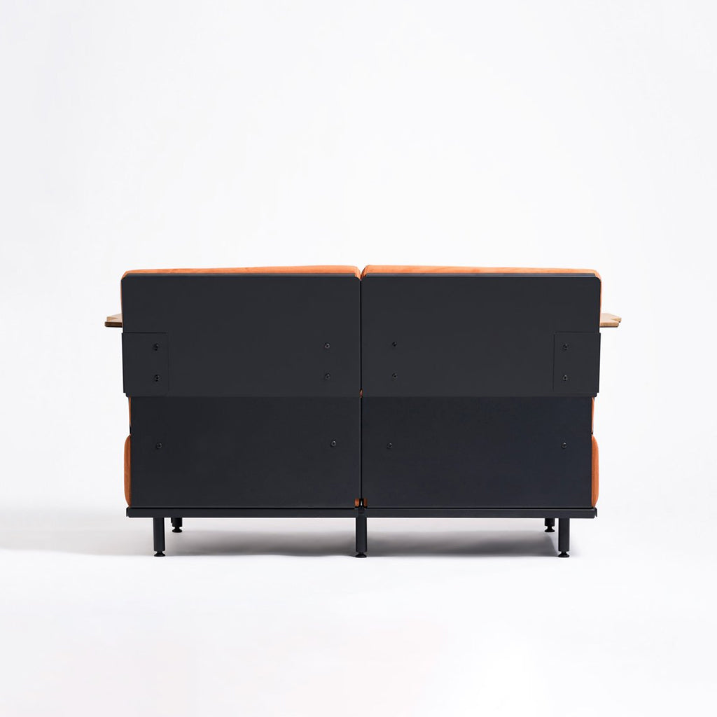 Troy 2 Seater Sofa - Olive Green Leatherite