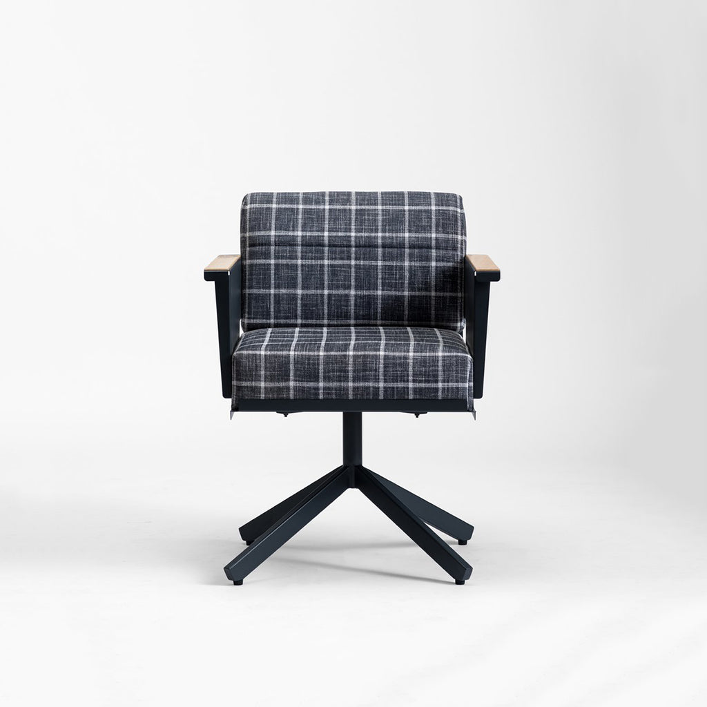 Troy Mini Armchair - Charcoal Grey/105022 Fabric