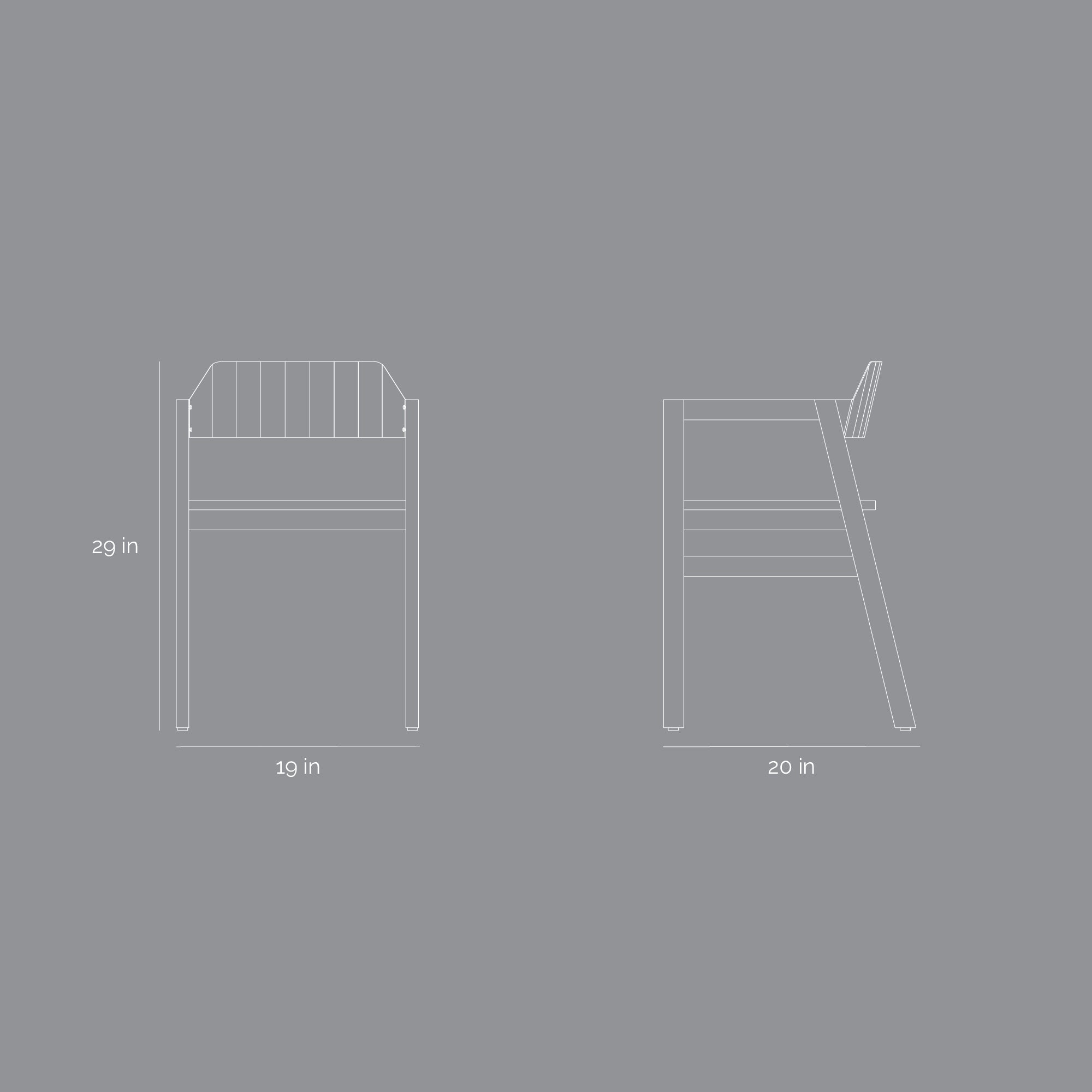 Cafe Chair - Tan Leatherite