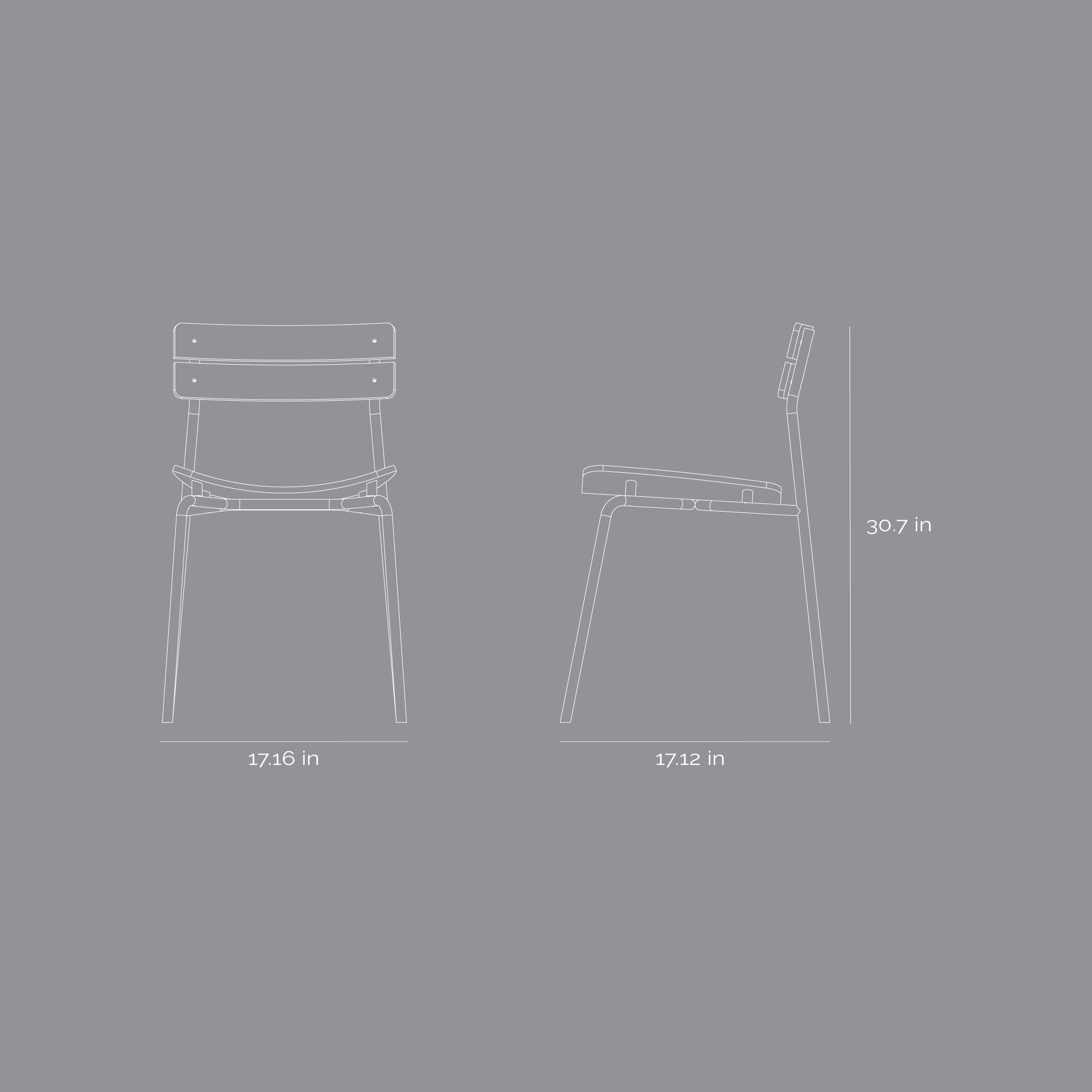 Metro Chair - Black Gloss