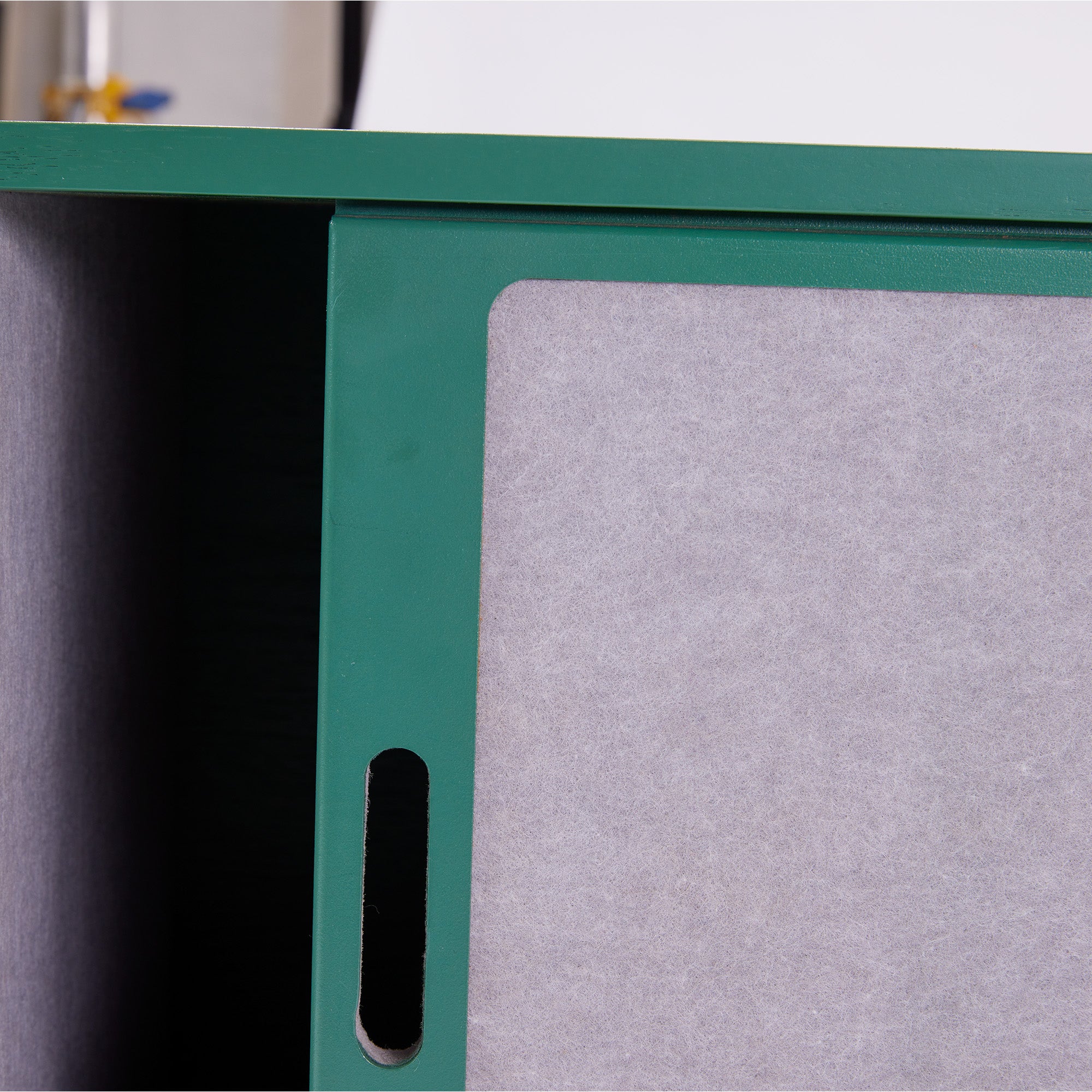 Contra TV Console - Large - Jade Green / Forest Green Stained Oak