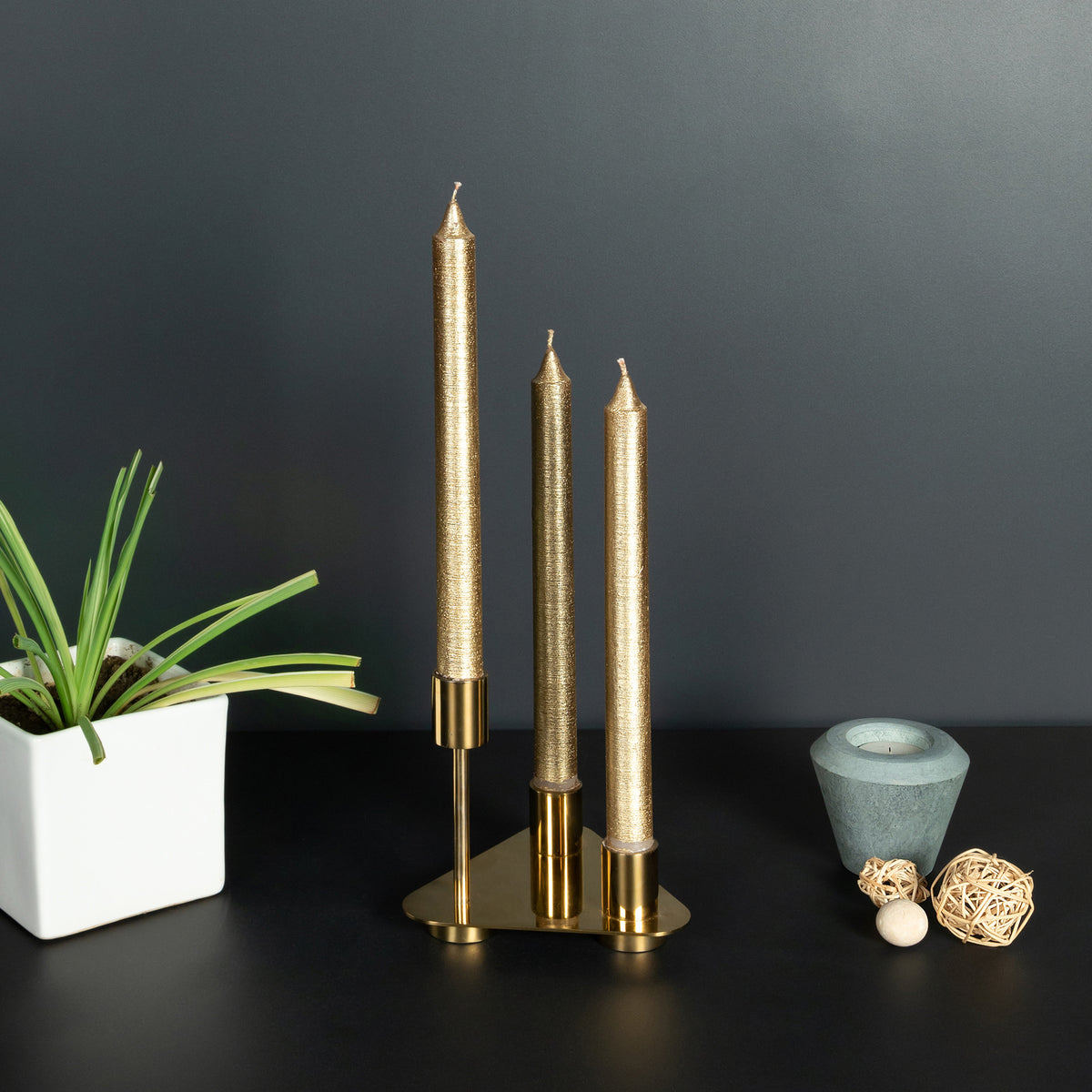 Tri Candleholder Tall