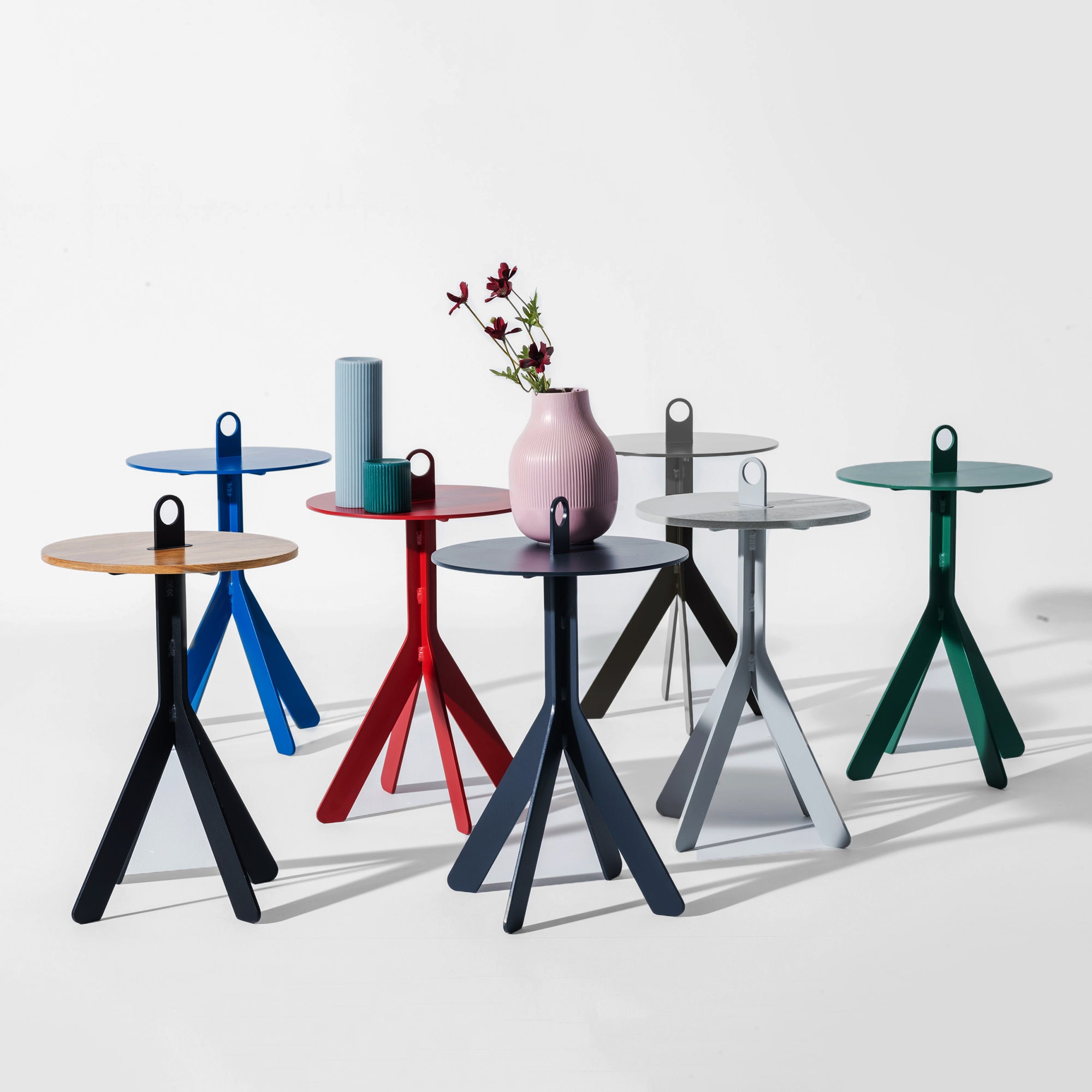 Play Table - Warm Grey Stained Oakwood/Warm Grey