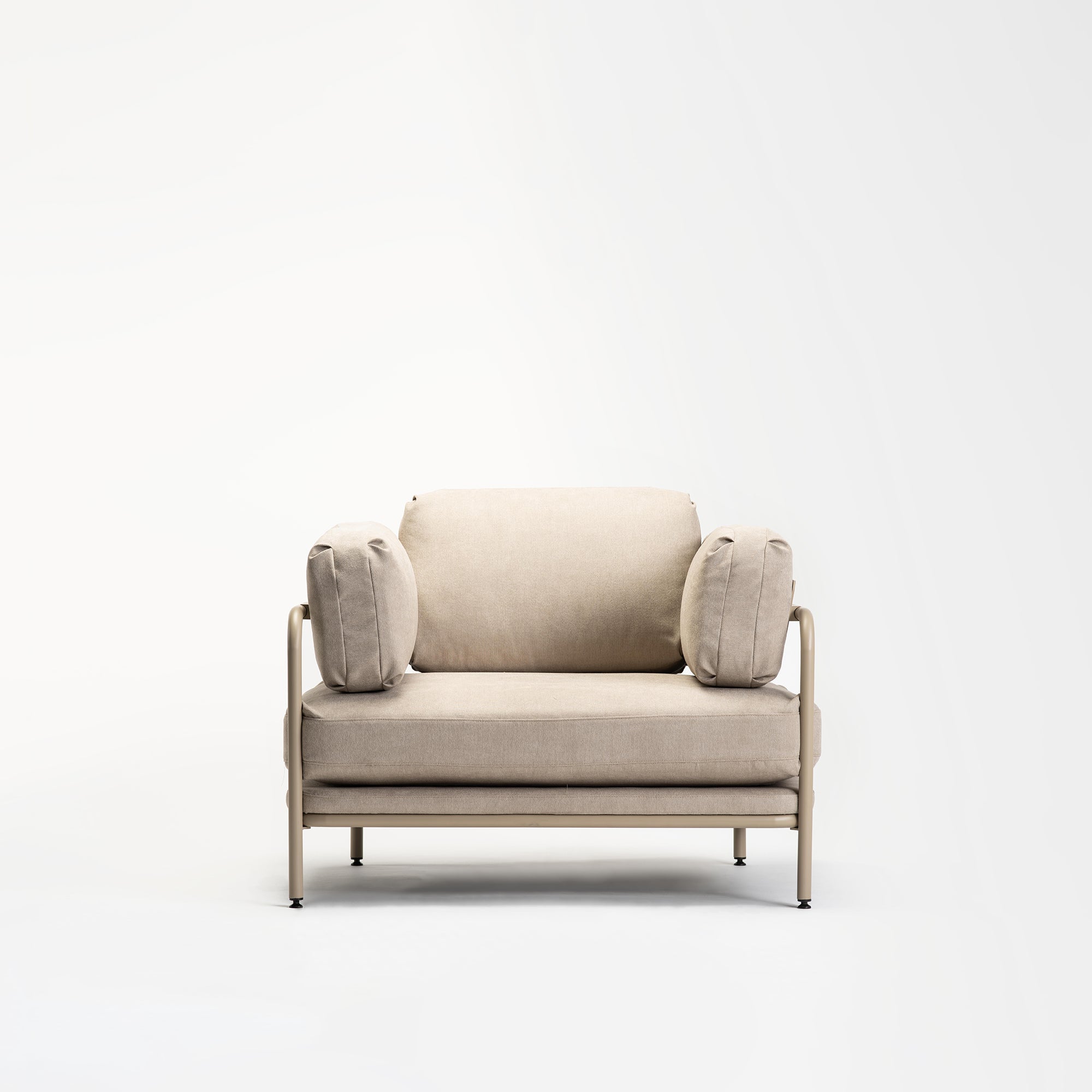 Native Armchair - Space Black / Prague Ice Fabric