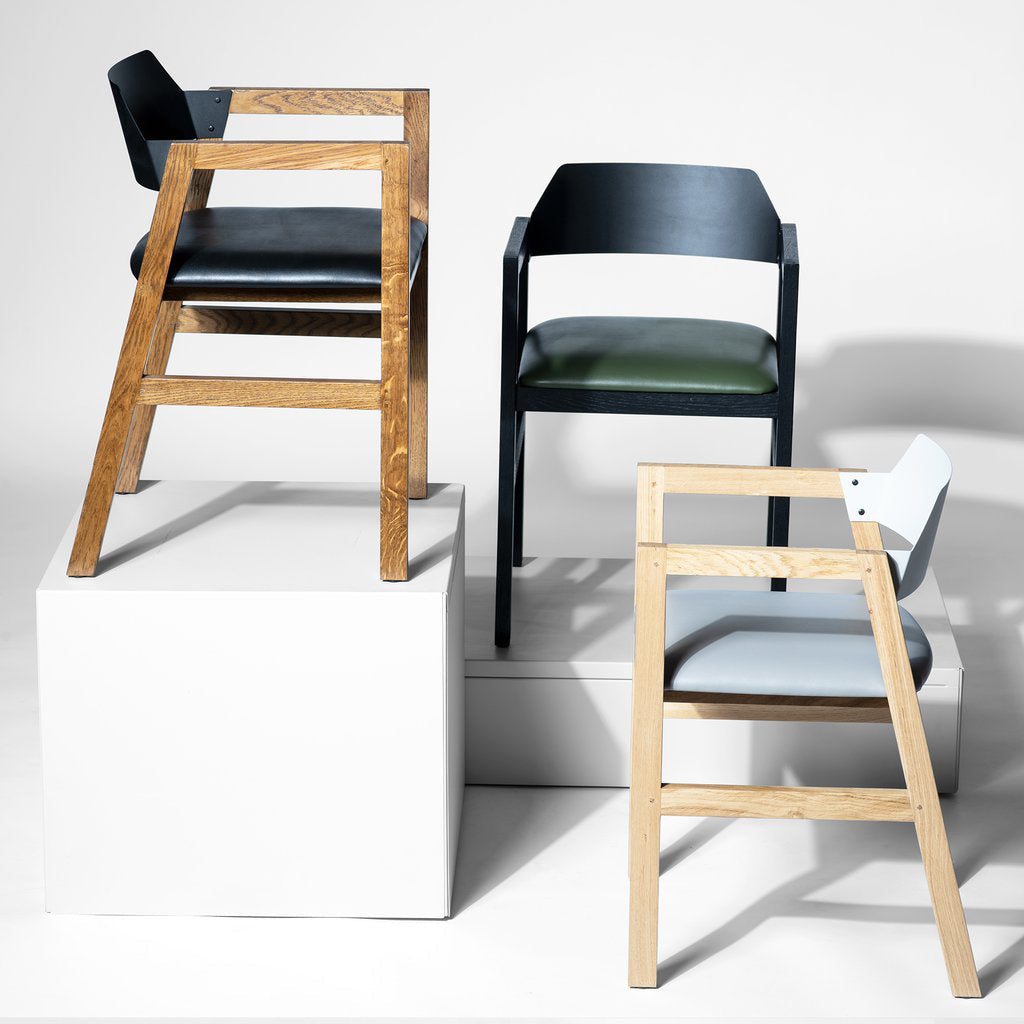 Cafe Chair - Tan Leatherite