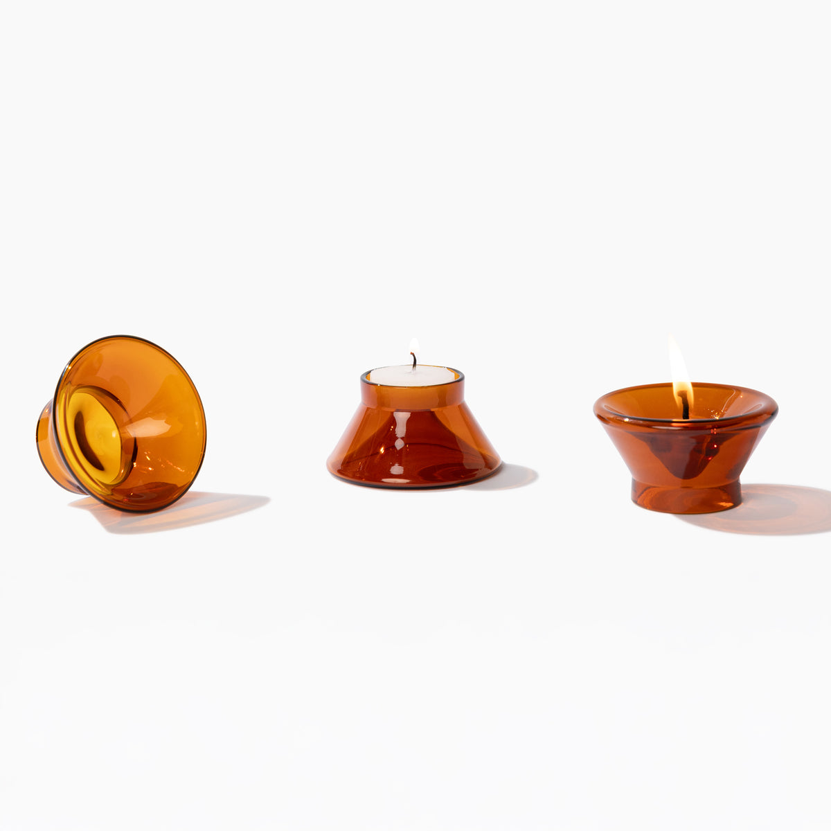 Nova Glass Diya - Set of 2
