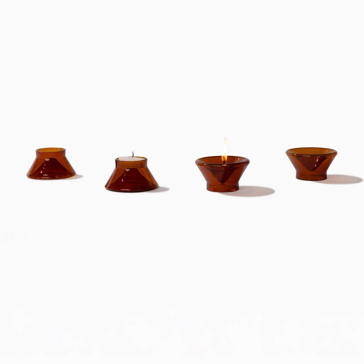 Nova Glass Diya - Set of 2