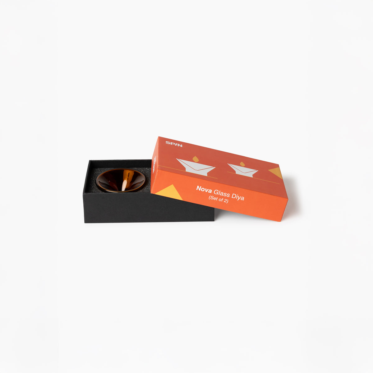 Nova Glass Diya - Set of 2