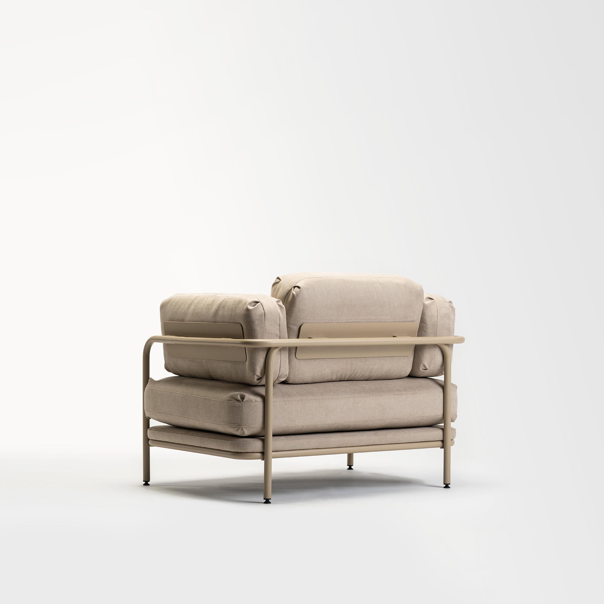Native Armchair - Space Black / Prague Ice Fabric