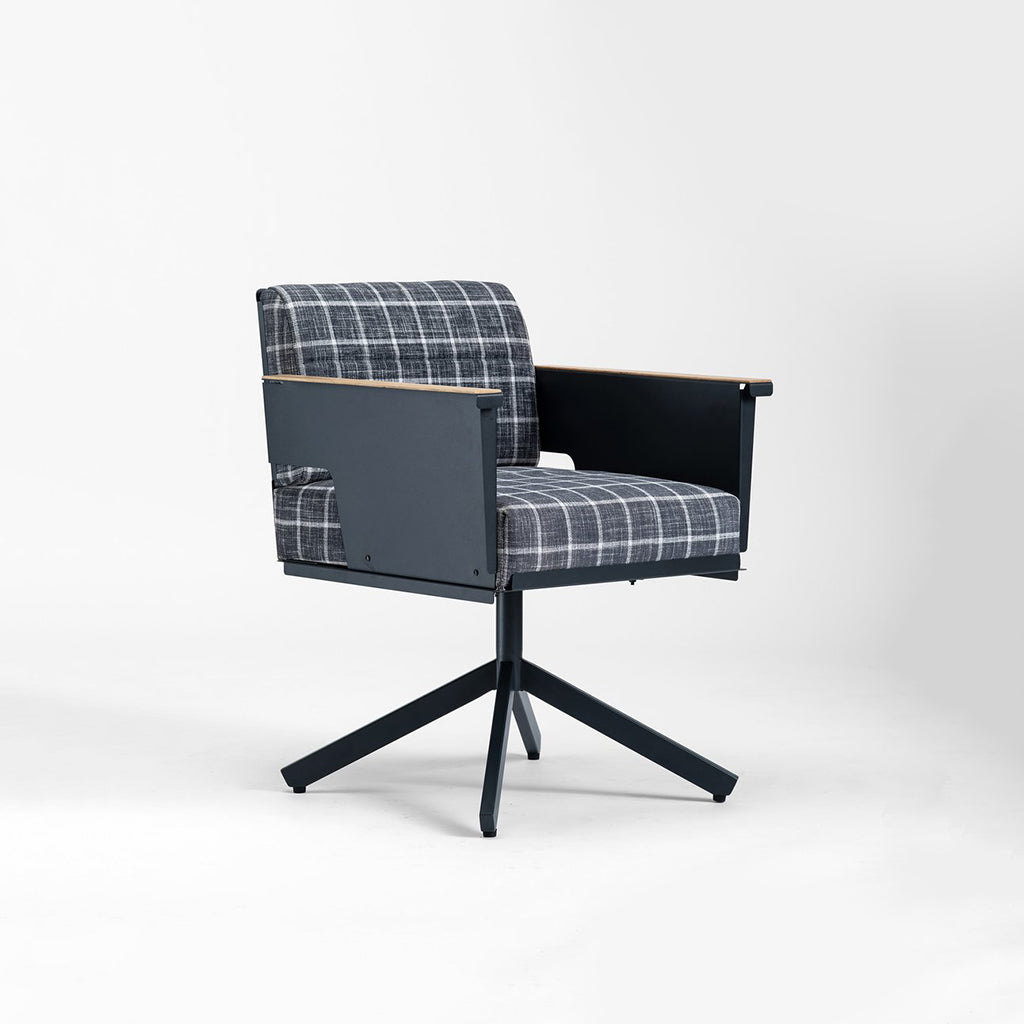 Troy Mini Armchair - Charcoal Grey/105022 Fabric