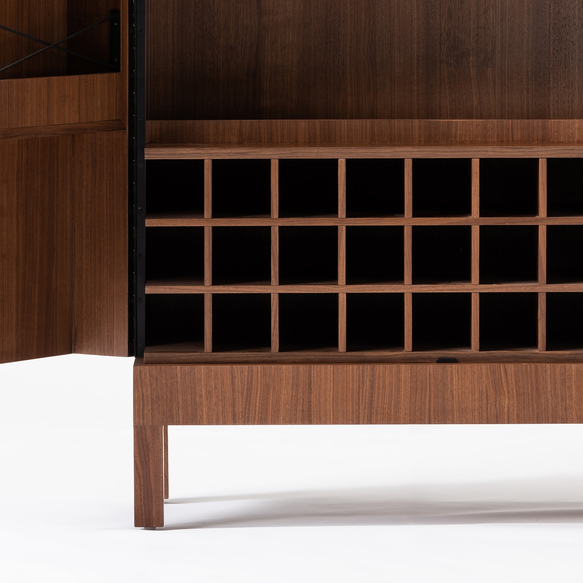 SKY Home Bar Cabinet - Walnut / Space Black