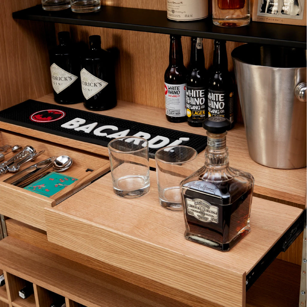 SKY Home Bar Cabinet  - Warm Grey