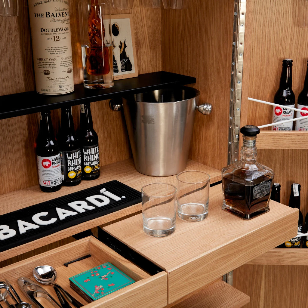 SKY Home Bar Cabinet  - Warm Grey
