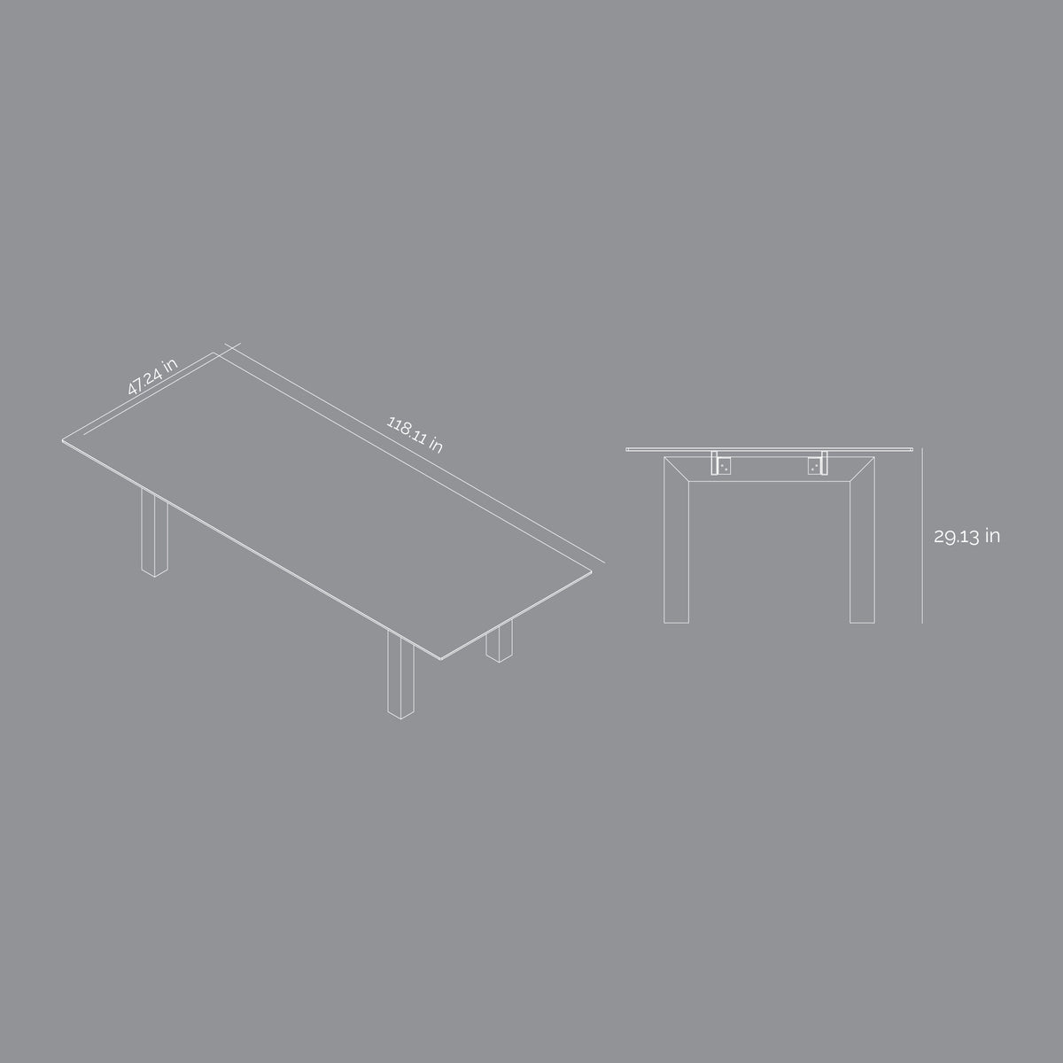 Beam Dining Table - 8 Seater