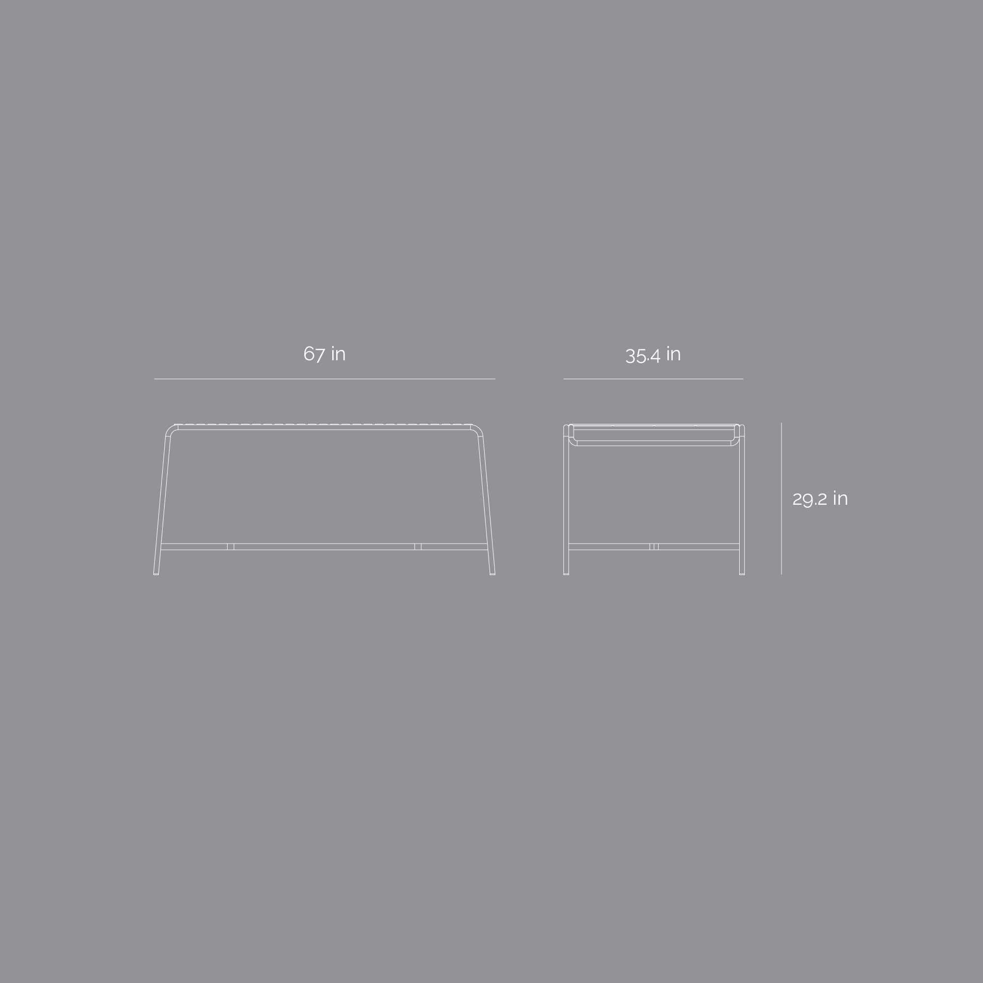 Bistro Dining Table (6 seater)