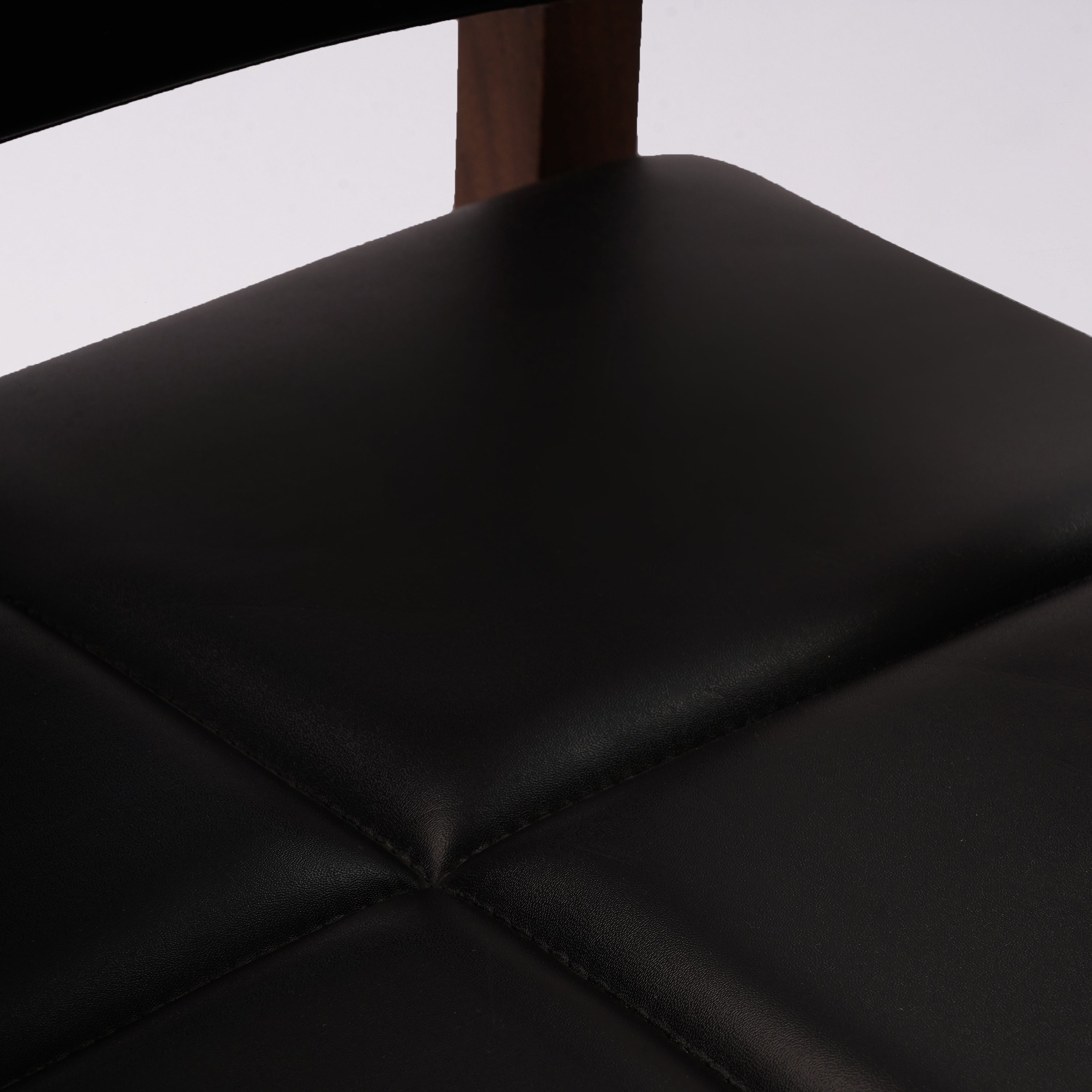Iris Armchair - Natural White Oak / Warm Grey Leatherette