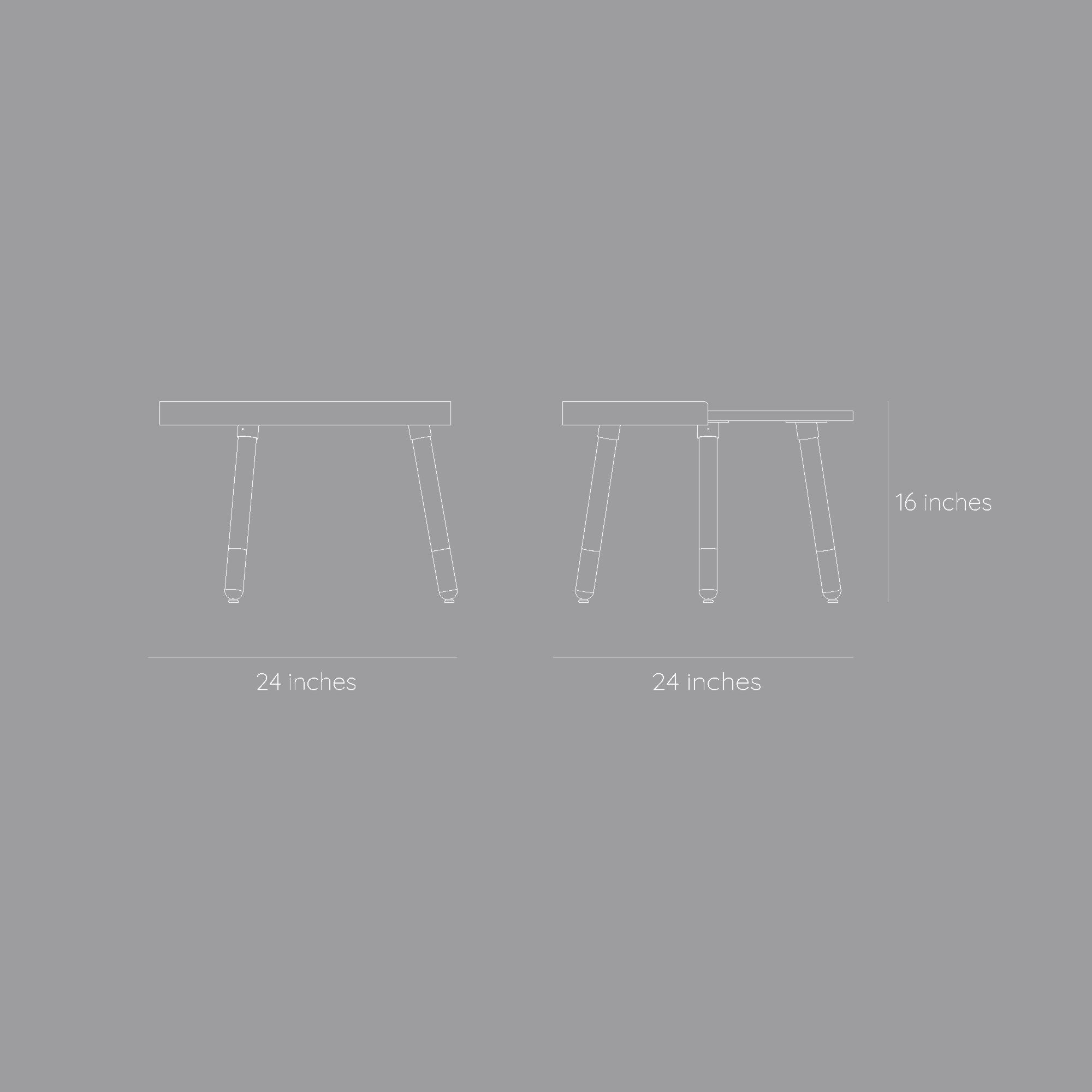 Ness Coffee Table (Medium) - Space Black