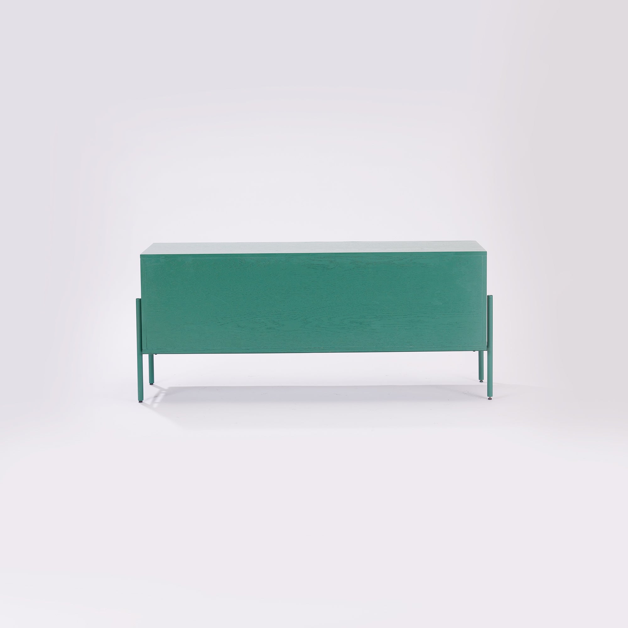 Contra TV Console - Large - Jade Green / Forest Green Stained Oak