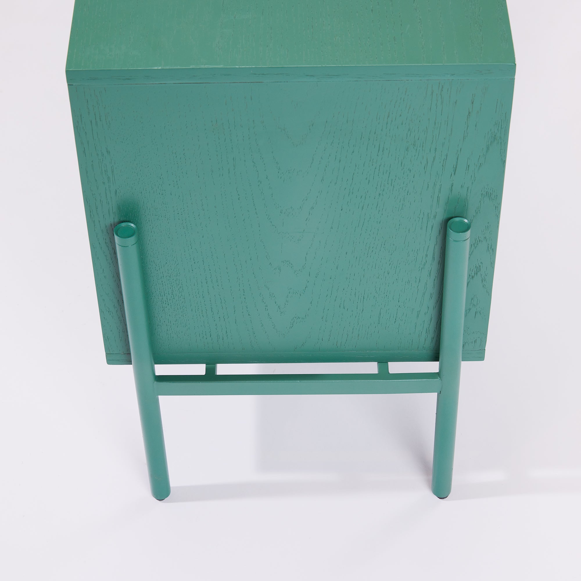 Contra TV Console - Large - Jade Green / Forest Green Stained Oak