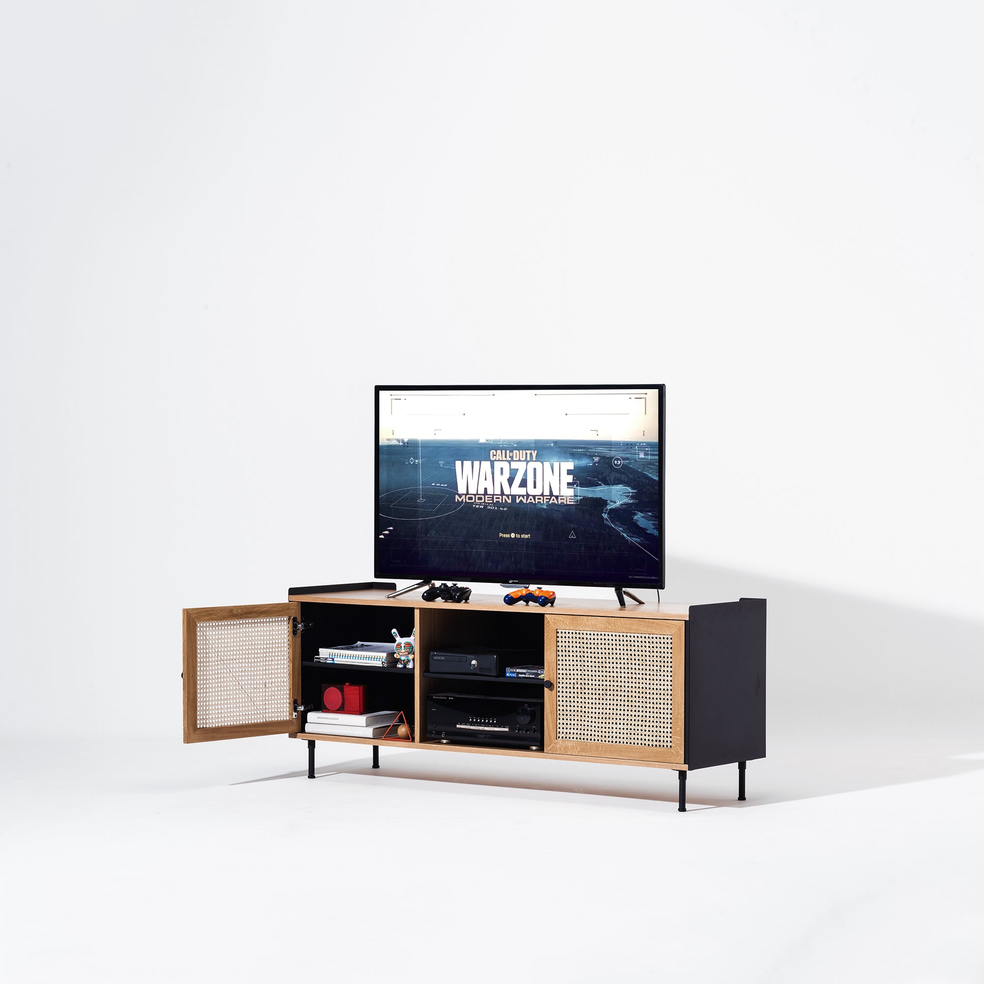Wrap Wicker TV Console