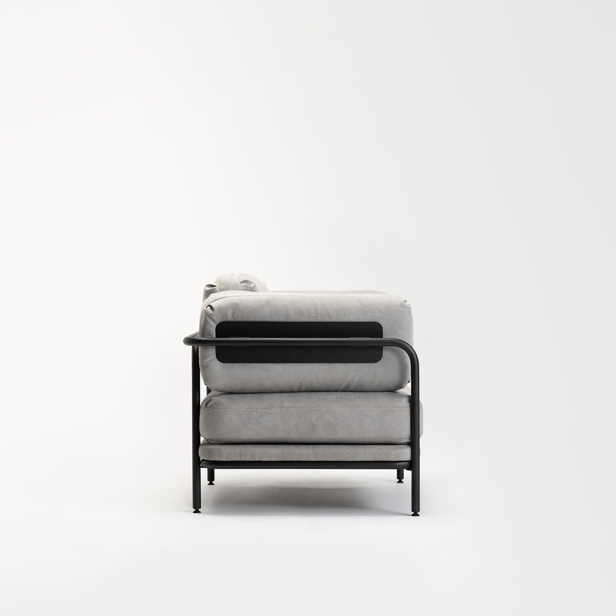 Native Armchair - Space Black / Prague Ice Fabric