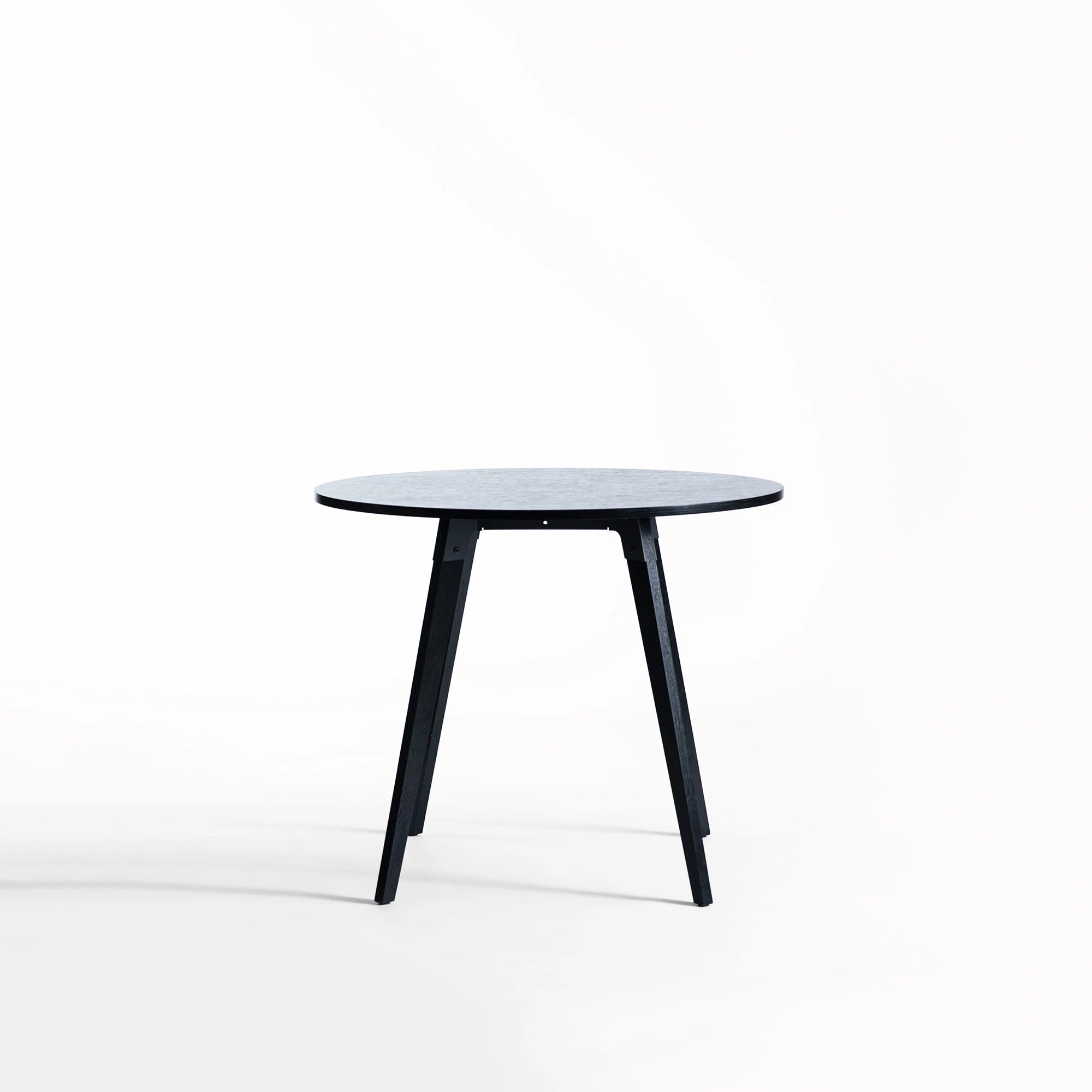 Neo Mini Dining Table - Black Stained Oak Wood / Space Black