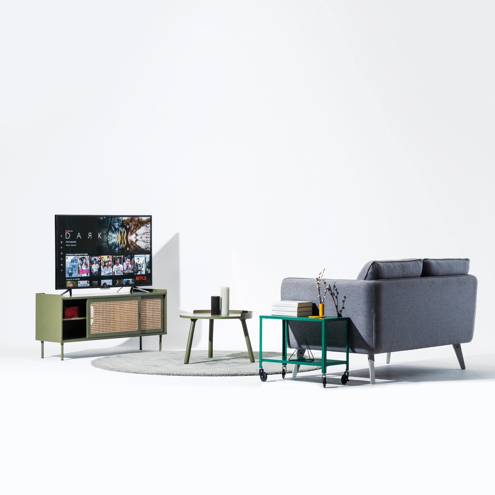 Wrap Wicker Console S