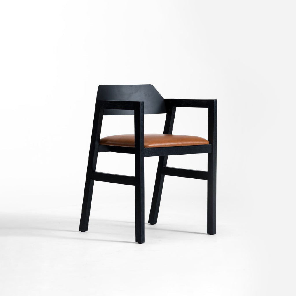 Cafe Chair - Tan Leatherite